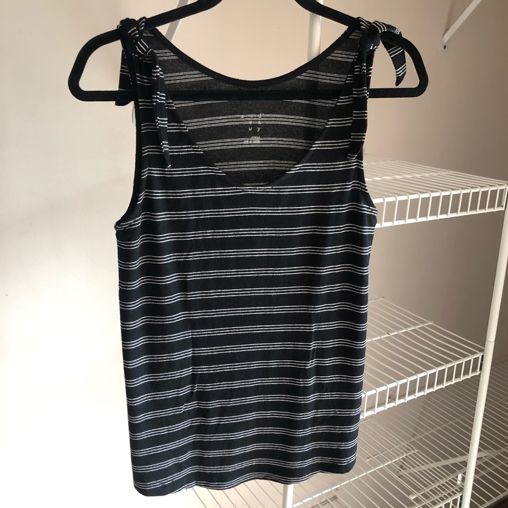 *FREE with purchase* a new day | stripe tank top